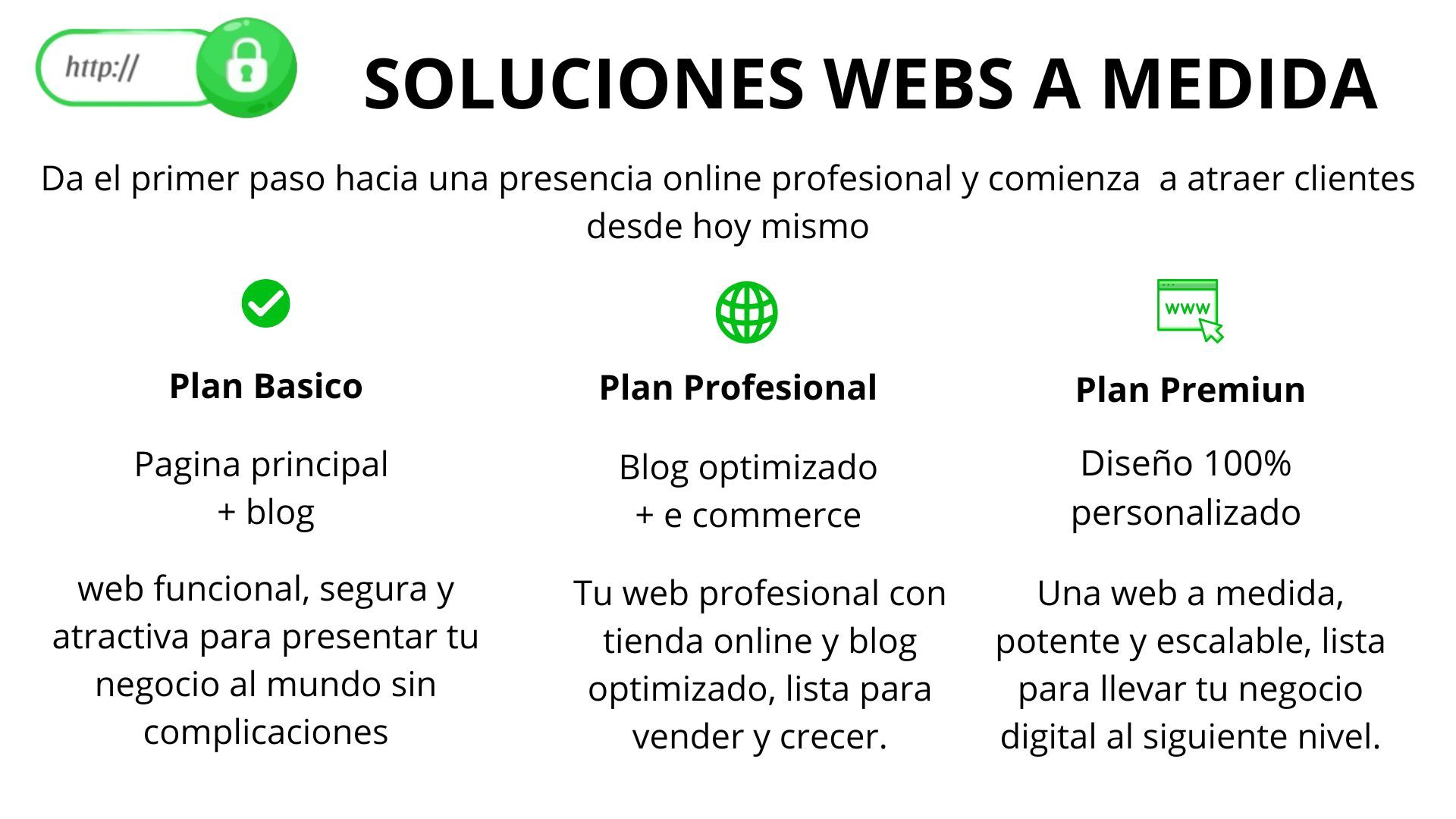 3 Imagenes Soluciones web a medida